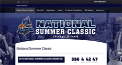 Desktop Screenshot of nationalsummerclassic.com