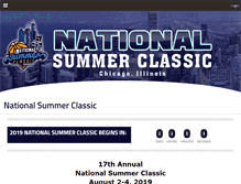 Tablet Screenshot of nationalsummerclassic.com